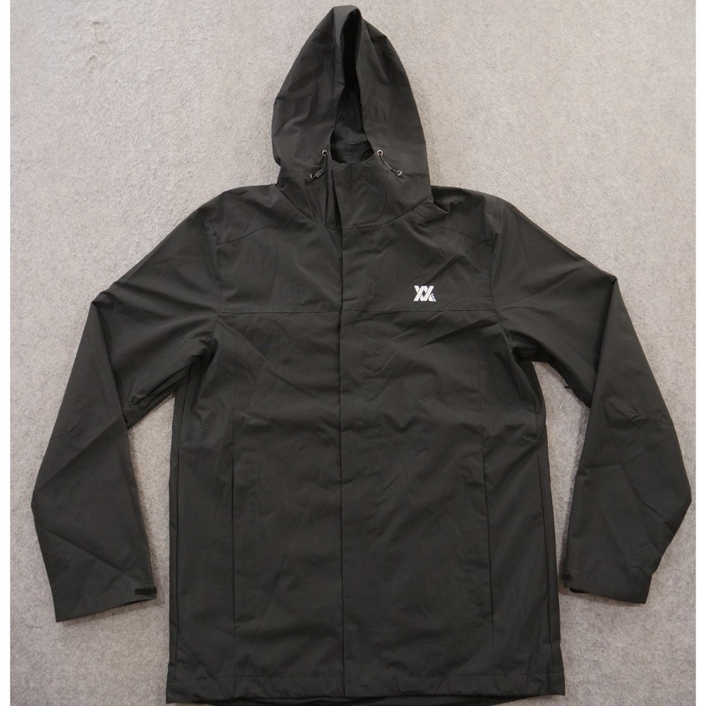 Dixxon Flannel Jacket Mens Medium Black Ground Customs Windbreaker Hooded New